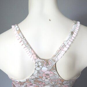 NWT Body & Sol Ruffle Longline Sports Bra Size XXL